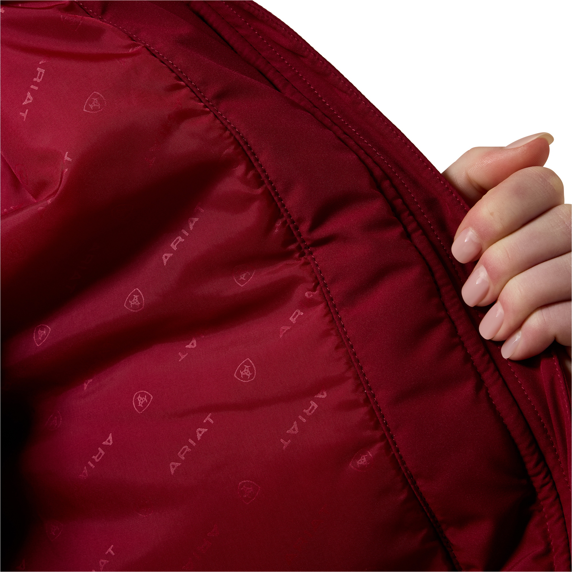 2026 Ariat Junior Estable 2.0 Chaqueta Aislada 10079839 - Beet Red